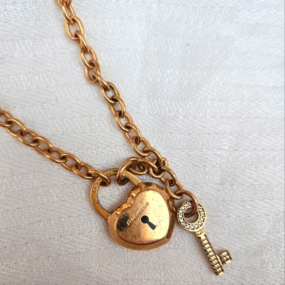 REBECCA Love Lock Necklace and Earrings set Made in Italy - Picture 10 of 13